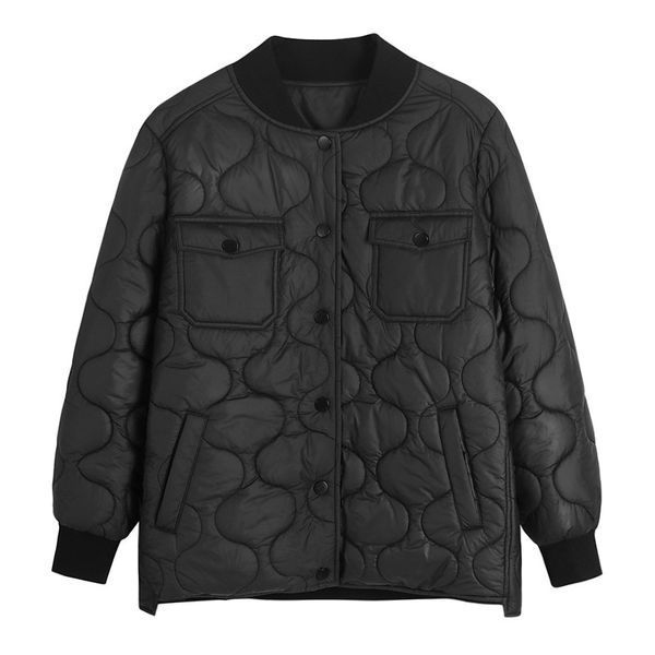 Куртка женская стеганая с карманами Shang XL Фиолетовый (а3971) фото