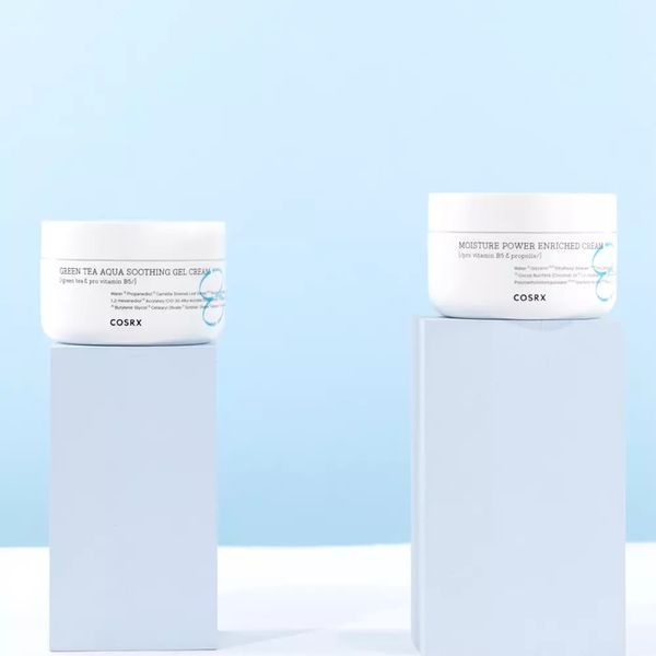 Cosrx - Hydrium Green Tea Aqua Soothing Gel Cream - Заспокійливий крем з екстрактом зеленого чаю - 50ml фото