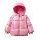 Куртка детская однотонная Bright с капюшоном 120см Розовый (9968) 9968-120см-Розовый фото 1