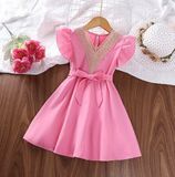 Изысканное платье для девочки розовое , размер 170 che_10468_170 фото