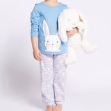 Піжама дитяча з зайчиком Hop to bed (Блакитний 100см) 11389-100см-Блакитний фото
