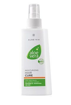 Aloe Vera 60% Інтенсивний відновлювальний кондиціонер-спрей для волосся Термозахист LR Aloe Vera Mousturuzing Hair Cure, 150 мл  фото