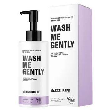 Гидрофильное масло для умывания и снятия макияжа WASH ME GENTLY для жирной и проблемной кожи Mr.SCRUBBER фото