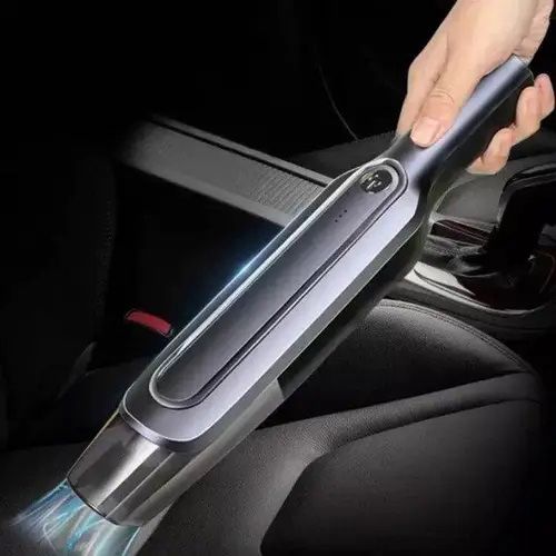 Пилосос Car vacum cleaner з акумулятором, автомобільний пилосос бездротовий. Колір: чорний фото