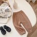 Детские муслиновые штаны (Кофейный 90см) 13945-90см-Кавовий фото 1