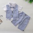 Костюм дитячий Mister у смужку, 80см, Блакитний фото