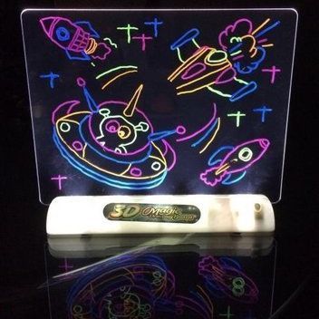 Доска-планшет 3Д доска для рисования 3D Magic Drawing Board фото
