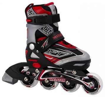 Ролики Maraton Soft L (39-42) (Червоний) фото