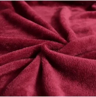 Чехол для защиты трехместного дивана Diana Textile Plush Velvet, 195-230 см, Бордовый фото