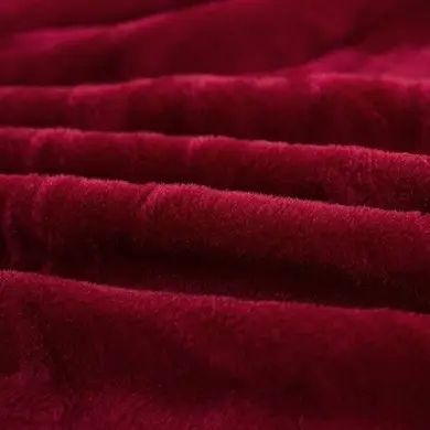Чехол для защиты трехместного дивана Diana Textile Plush Velvet, 195-230 см, Бордовый фото