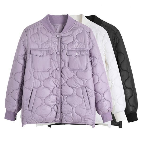 Куртка женская стеганая с карманами Shang XL Белый (а3971) фото