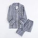Пижама детская в клетку Fashion Kids (Синий 110см) фото