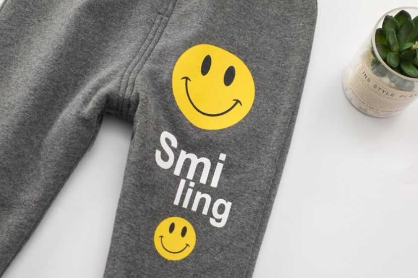 Штани дитячі однотонні утеплені Smiling 100см Синій (10767) фото