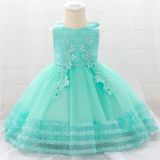 Сукня Little Baby з бусинками (Зелений 73см) 7476-73см-Зелений фото