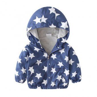 Вітровка Cool Boy з принтом 110см Синій (7165) фото