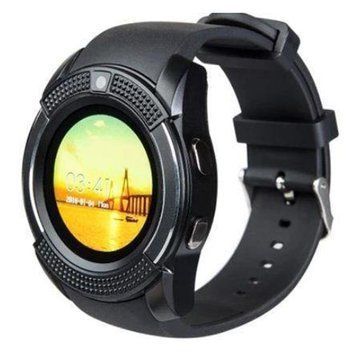 Умные смарт-часы Smart Watch V8. Цвет: черный фото