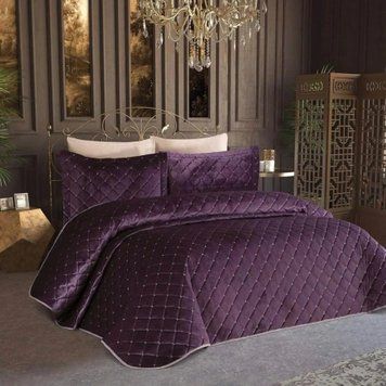 Велюрове покривало + 2 наволочки Miss Bella Avangart фото