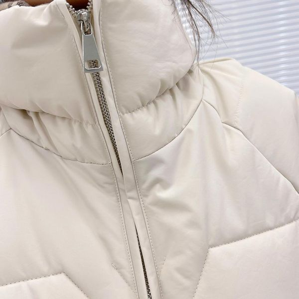 Жіноча куртка з квітчастим підкладом M Молочний (а4029) фото