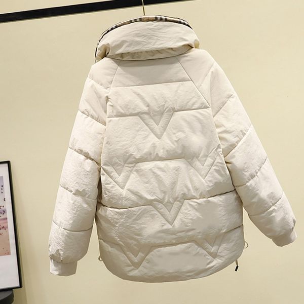 Жіноча куртка з квітчастим підкладом M Молочний (а4029) фото