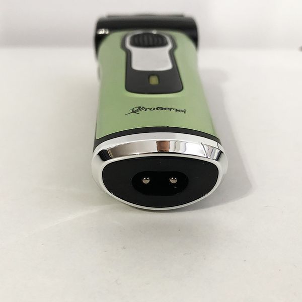 Електробритва бритва GEMEI GM-7110. Колір зелений фото