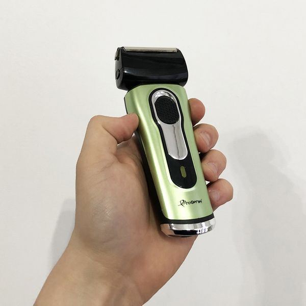 Електробритва бритва GEMEI GM-7110. Колір зелений фото