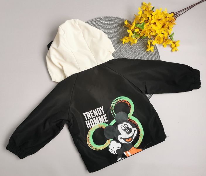 Вітрівка чорна Trendy Homme , розмір 90 фото