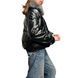 Куртка для подростков с меховым воротником Basic Winter L Черный глянцевый а3671-L-Черний_глянець фото 3