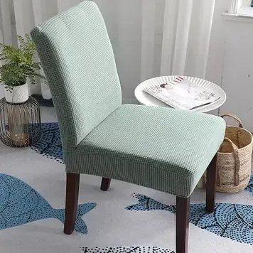 Чохол на кухонний стілець трикотаж-жатка Homytex Водовідштовхувальний фото
