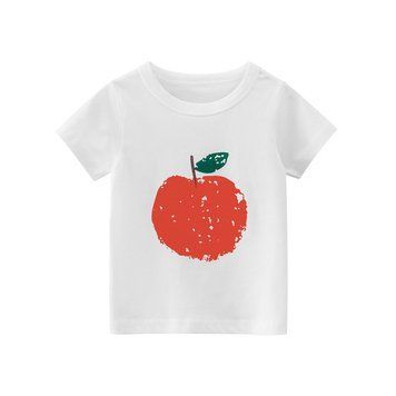 Футболка дитяча з принтом Fruits 27home (Білий 90см) фото
