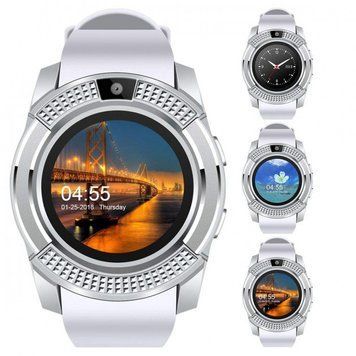 Умные смарт-часы Smart Watch V8. Цвет: белый фото