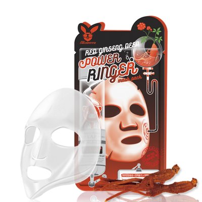 Маска Омолоджуюча З Женьшенем Elizavecca Red Ginseng Deep Power Ringer Mask Pack, 23 Мл фото