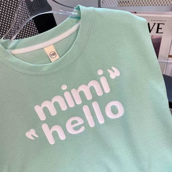 Літній костюм для дівчинки шорти і футболка-безрукавка, М'ятний, 160 см фото