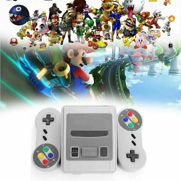 Ретро игровая консоль приставка 620 игр Game Box Dendy Super Mini с 2 джойстиками фото
