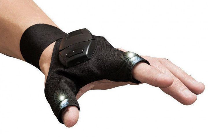 Перчатка с подсветкой Atomic Beam Glove hands - free light фото