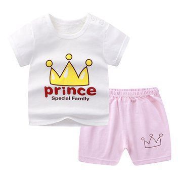 Костюм дитячий двійка з яскравими принтами Booty Baby (Білий 80см) фото