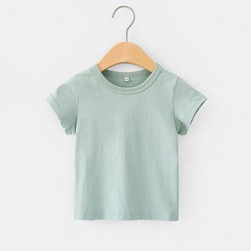 Футболка дитяча однотонна Kids Basic Світло-зелений 90см 13241 фото