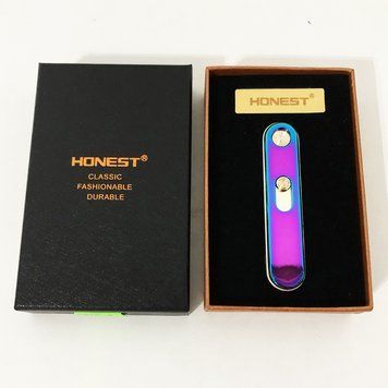 USB зажигалка в подарочной упаковке "Honest" 77127. Цвет: хамелеон фото