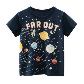 Футболка дитяча Far Out 100см Темно-синя (13242) фото