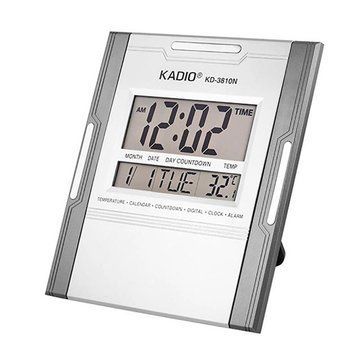 Електронний багатофункціональний будильник Kadio KD-3810N, настільний електронний годинник фото