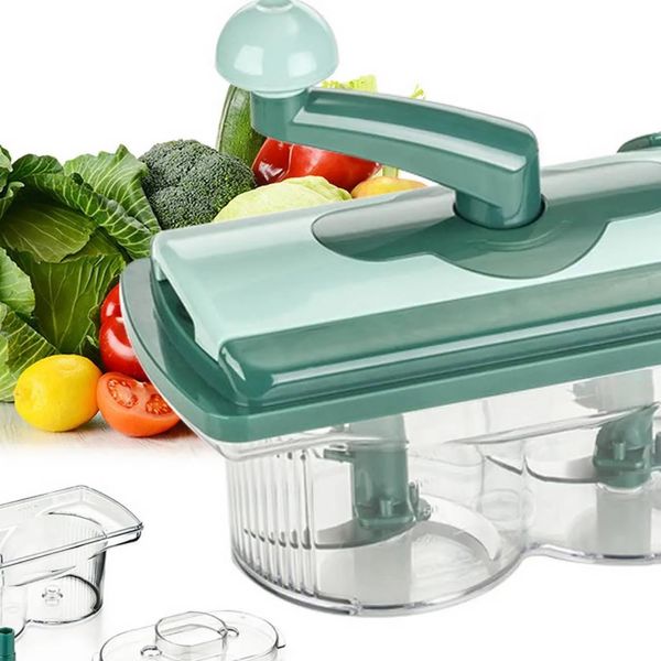 Овочерізка Nicer Dicer Twist багатофункціональна мультирізка, подрібнювач для продуктів фото