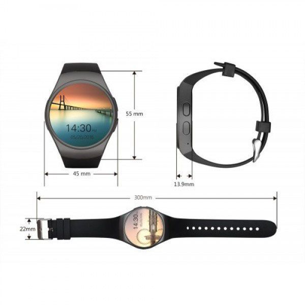 Умные Smart Watch KW18. Цвет: черный фото