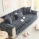 Мягкая накидка для дивана меховая Diana Textile 1 шт al-Dark-Grey-210 фото 3