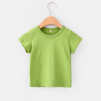 Футболка дитяча однотонна Kids Basic Салатовий 100см 13241 фото