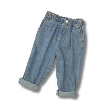 Джинси дитячі з кишенями (Блакитний 100см) фото