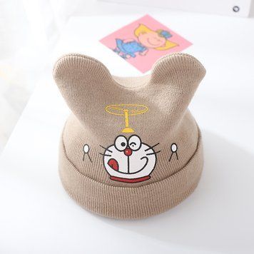 Шапка дитяча Doraemon cat (Коричневий 40-46см) фото