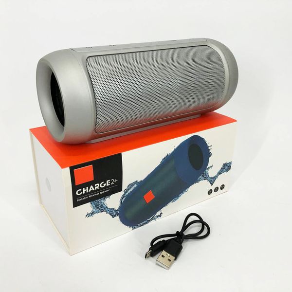 Акустична система JBL CHARGE2 + J2 (аналог) Колір: срібний фото