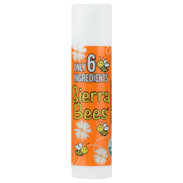 Органічний бальзам для губ "Мандарин і ромашка" Tangerine Chamomile Sierra Bees Organic Lip Balm 4,25 г фото