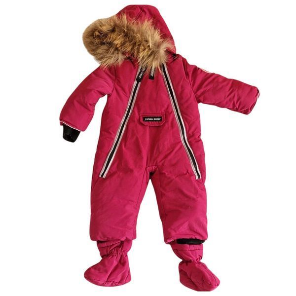 Зимовий комбінезон дитячий Canada Goose Темно-рожевий 100см 111 фото