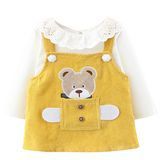 Платье с кофтой Мишка 100см Желтый (6201) 6201-100см-Желтый фото