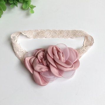 Повязка детская Roses (Розовый 6-12м) фото